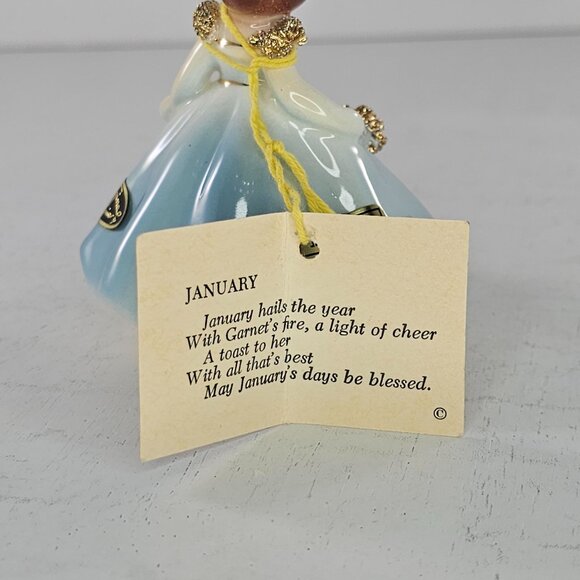 Josef Originals California Dolls Of The Month January Figurine Tilt Head - Picture 6 of 9